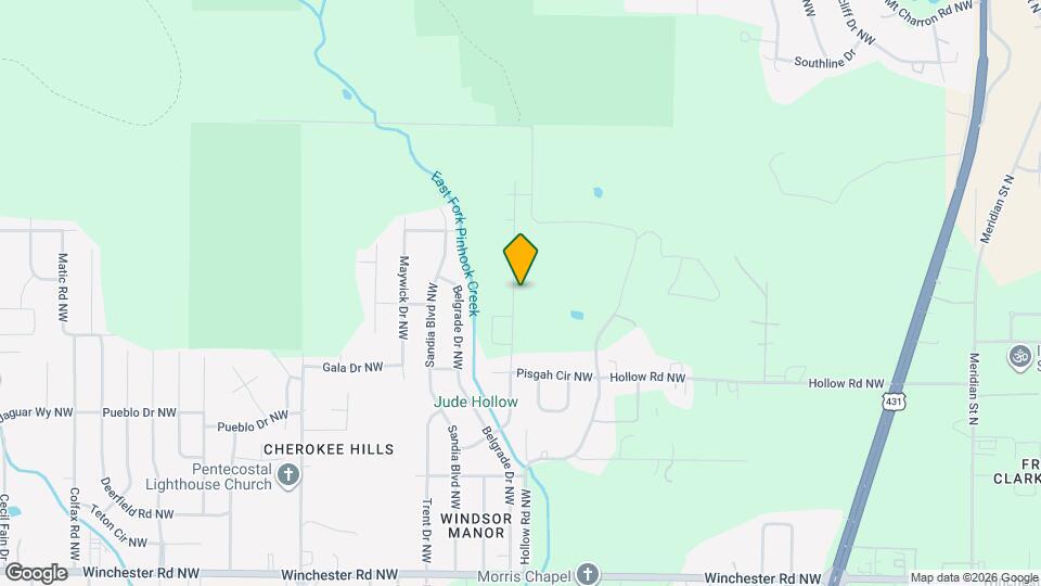 6226 Pisgah Dr NW Map and Location Details