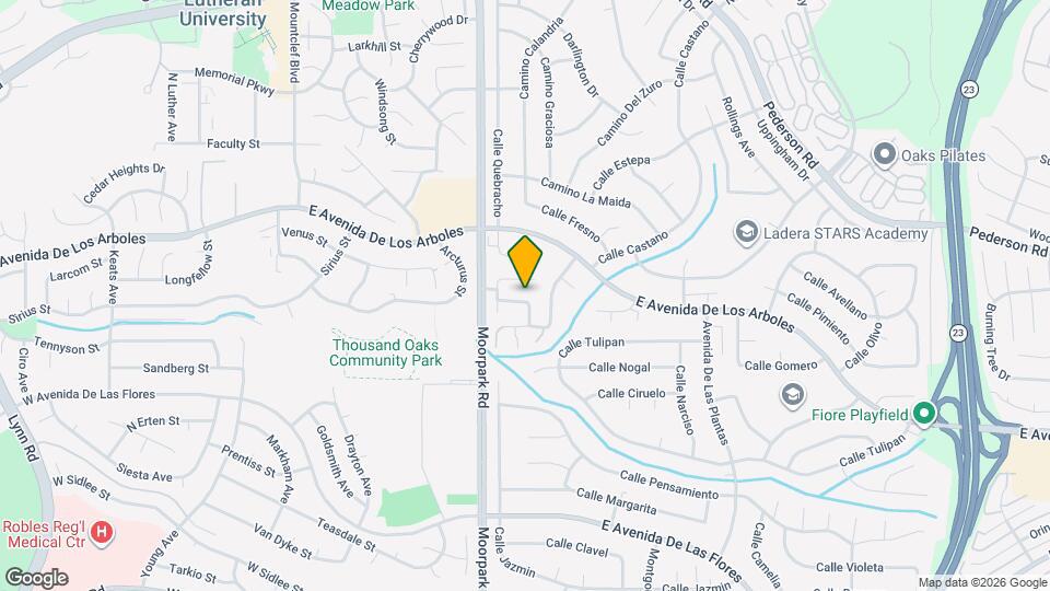 611 Calle Del Sur Map and Location Details