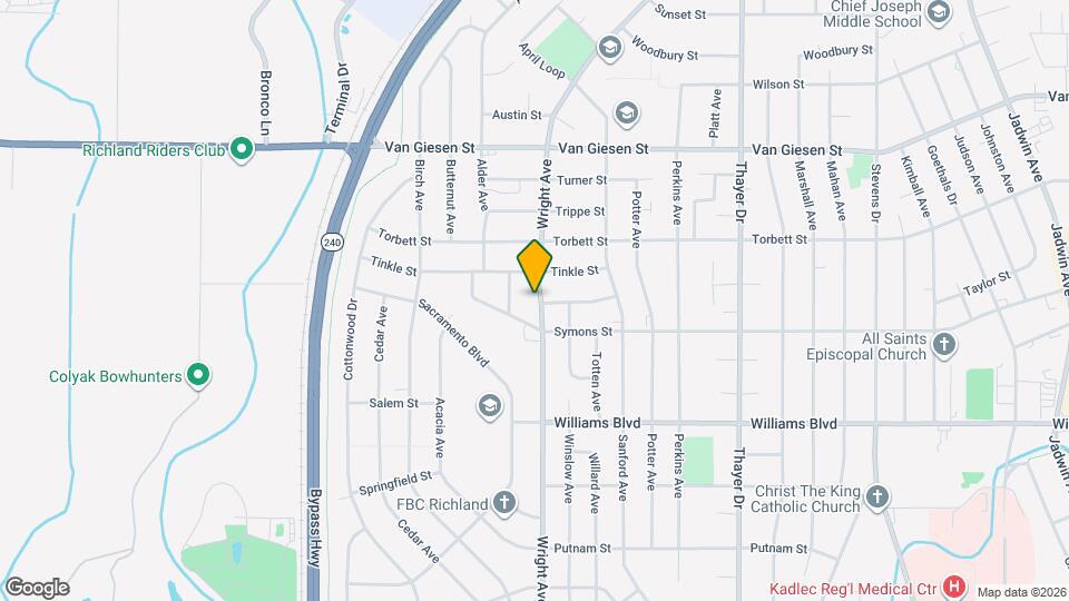 1405 Wright Ave Map and Location Details