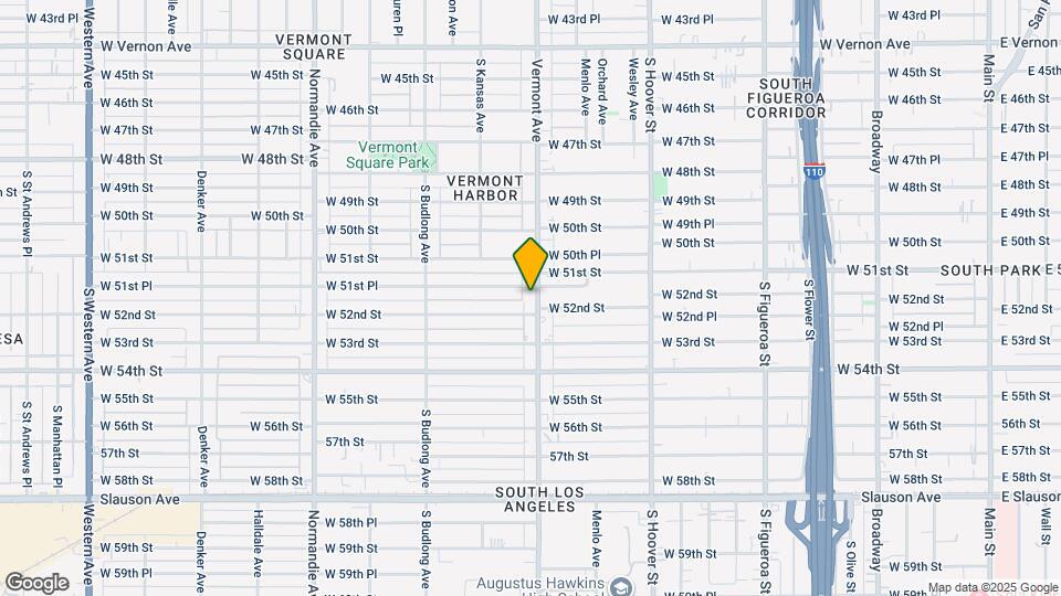5161 S Vermont Ave Map and Location Details