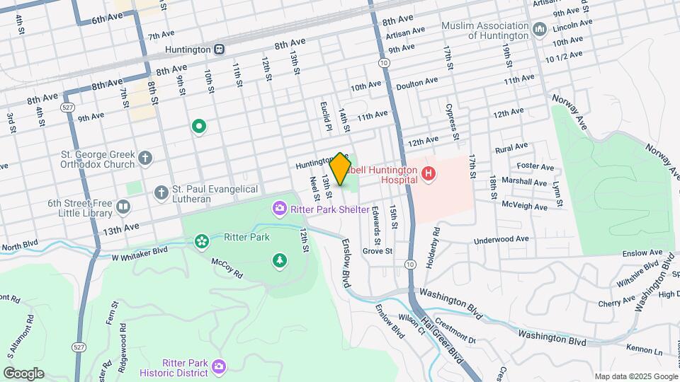 1361 Park St Mapa y Detalles de la Ubicación