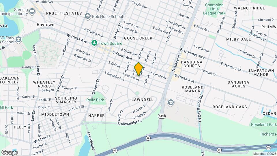 410 E Humble St Mapa y Detalles de la Ubicación