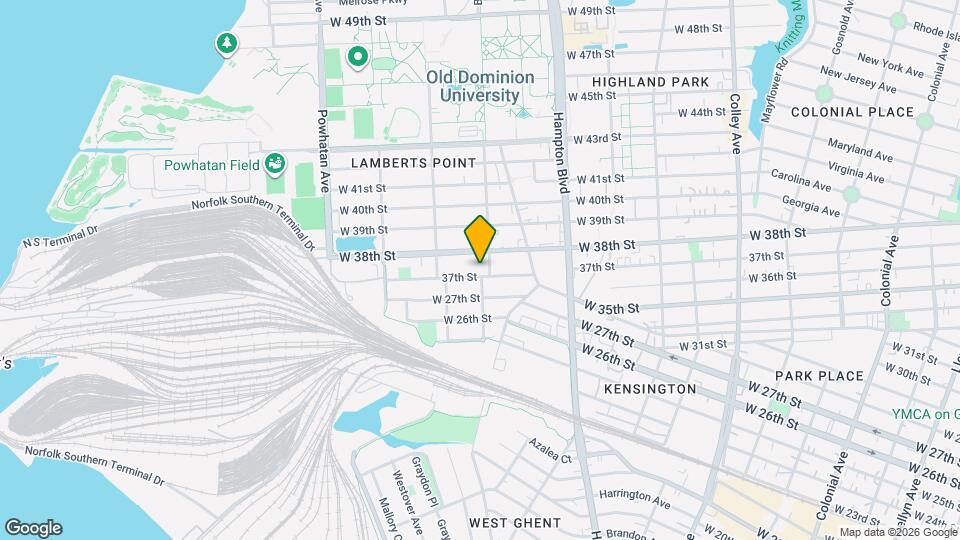 1308 37th St Map and Location Details