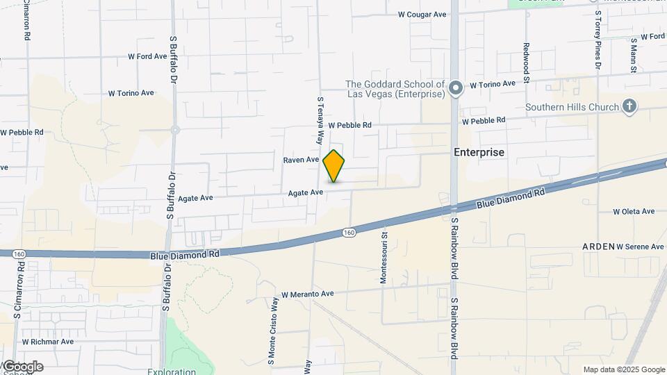 7317 Copper Grove Ave Map and Location Details