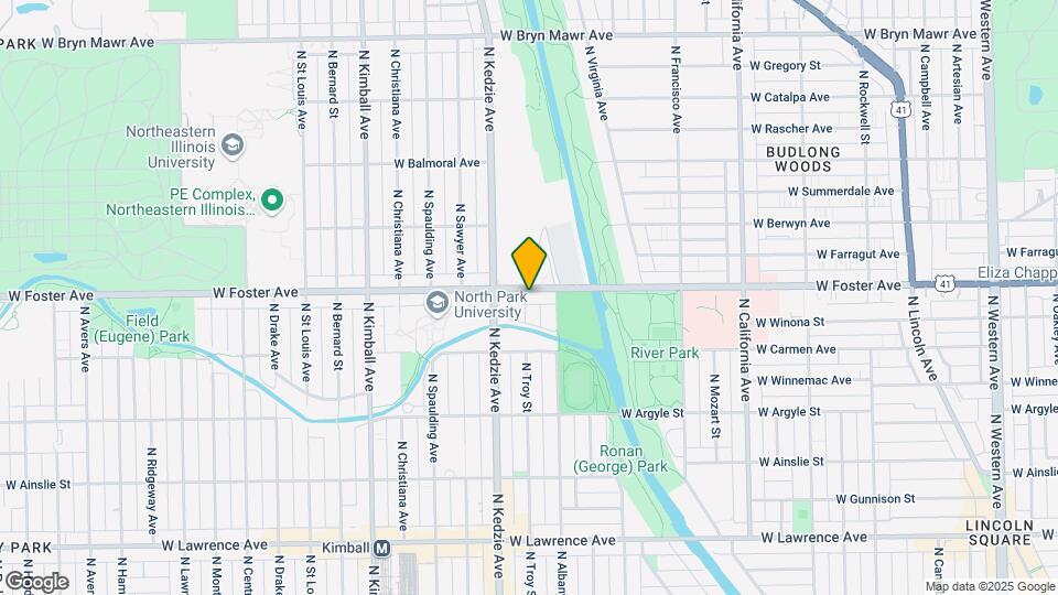 3125 W Foster Ave Mapa y Detalles de la Ubicación