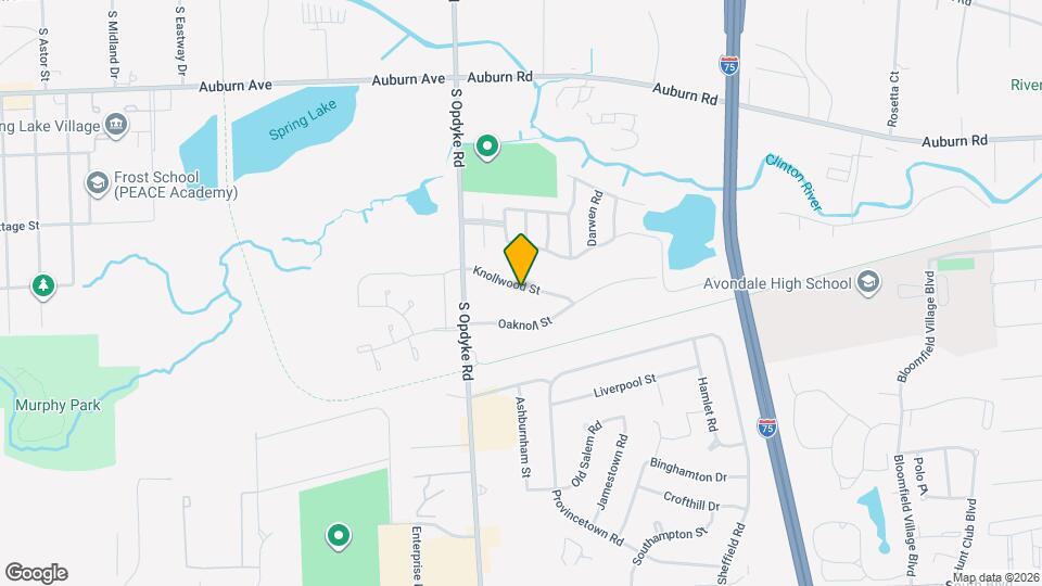 2100 Knollwood St Map and Location Details