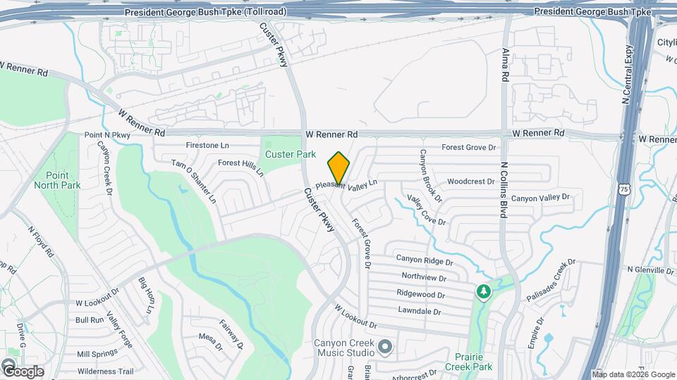 2731 Forest Grove Dr Map and Location Details