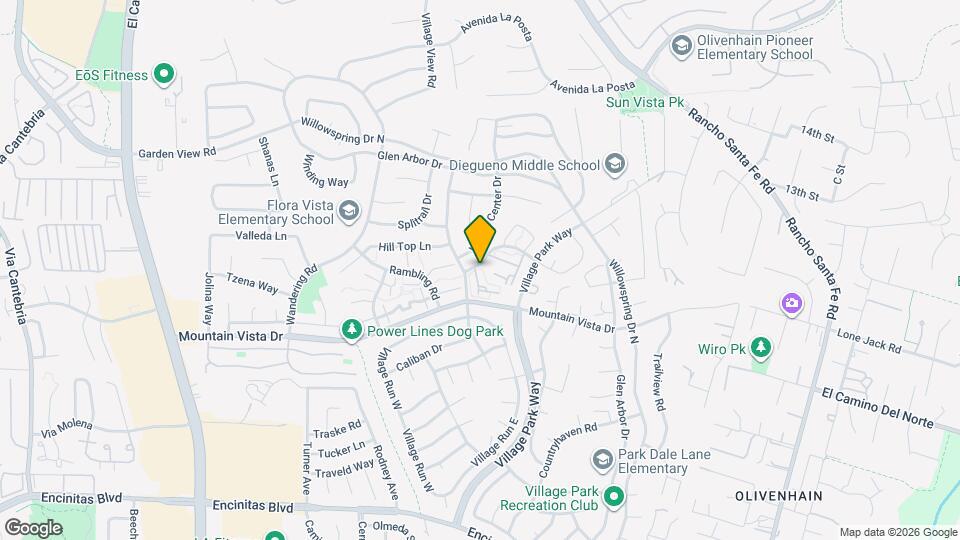 1910 Azure Way Map and Location Details