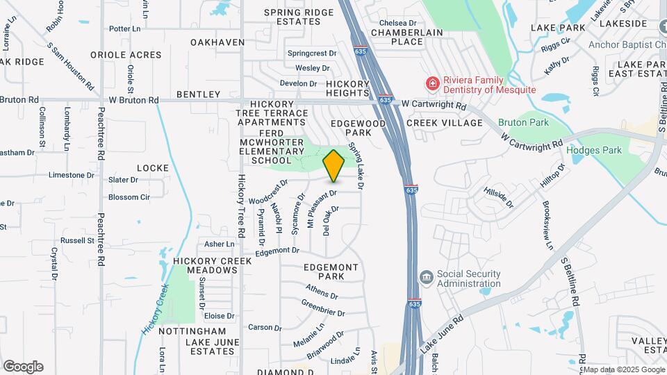 1829 Mt Pleasant Dr Map and Location Details