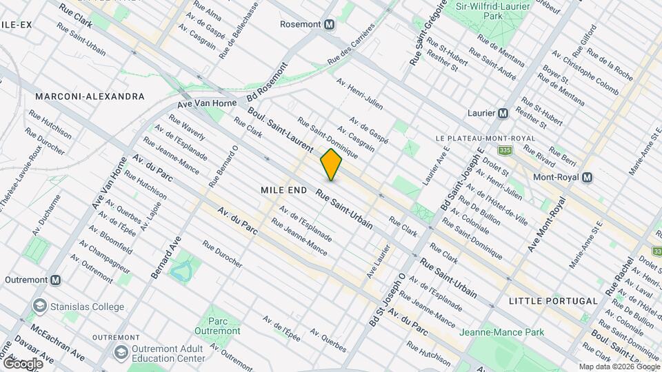 5316-5326 Clark Rue Map and Location Details