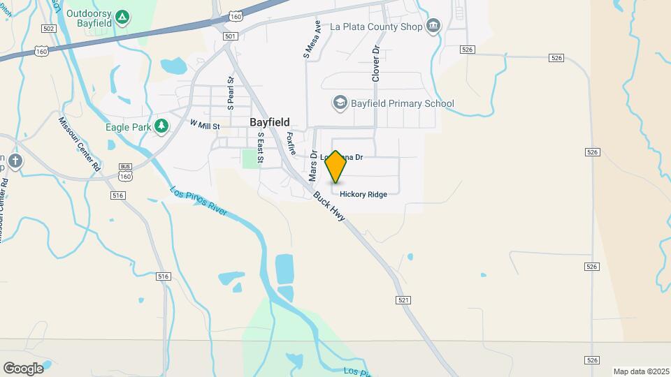 801 Hickory Ridge Map and Location Details