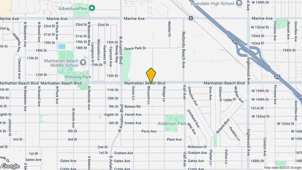 2102 Manhattan Beach Blvd Mapa y Detalles de la Ubicación