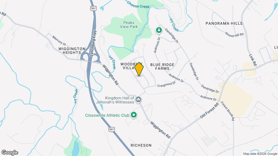 1423 Tunbridge Rd Map and Location Details