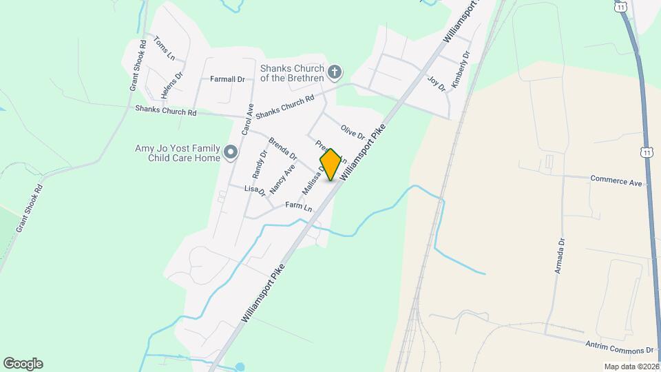 12227 Williamsport Pike Mapa y Detalles de la Ubicación