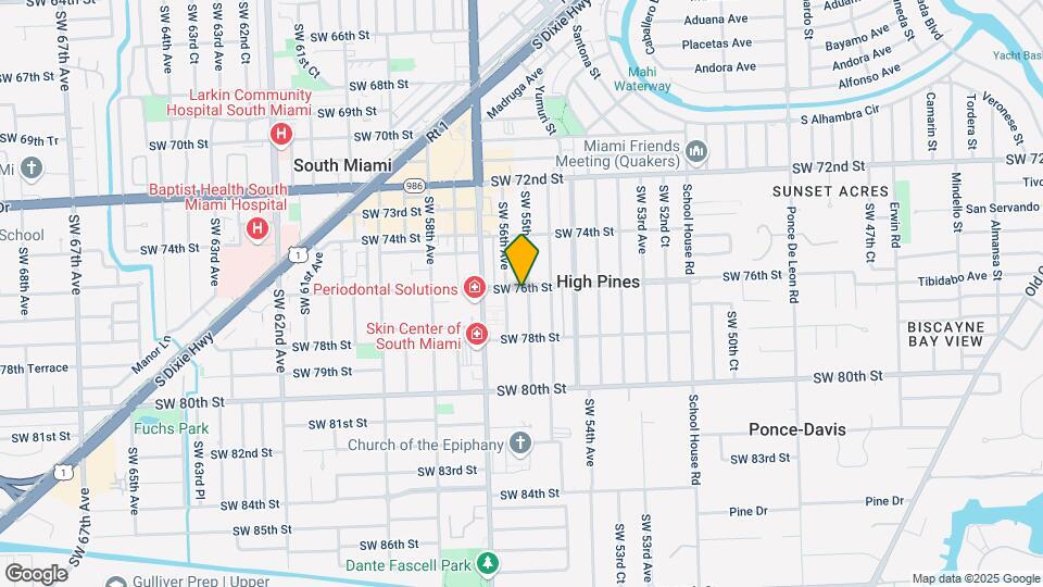 5510 SW 76th St Map and Location Details