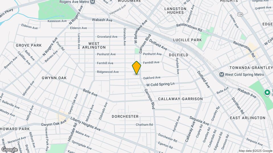 4000 Oakford Ave Map and Location Details