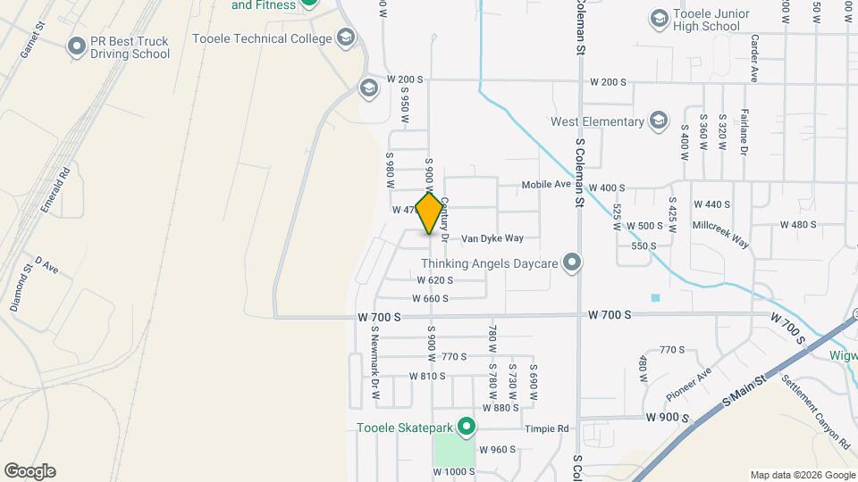 530 W 900 S, Unit B Mapa y Detalles de la Ubicación