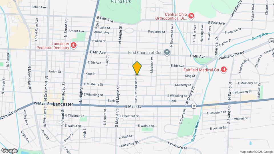 602 King St Mapa y Detalles de la Ubicación