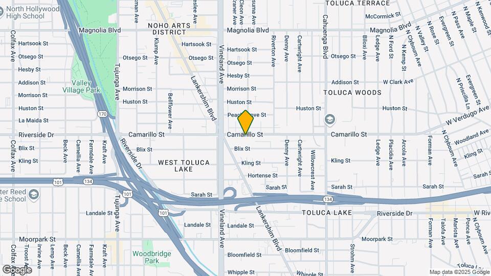 10900-10904 Camarillo St Map and Location Details