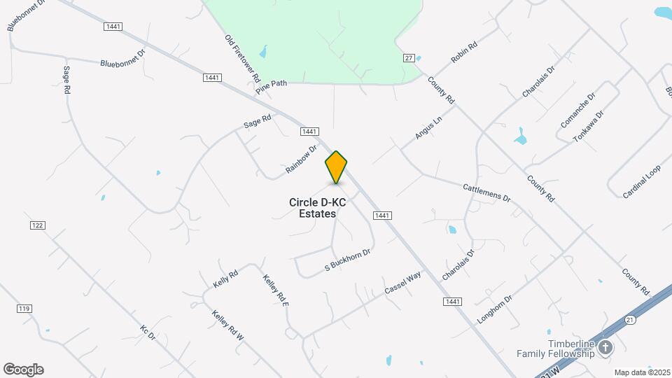 118 N Buckhorn Dr Map and Location Details