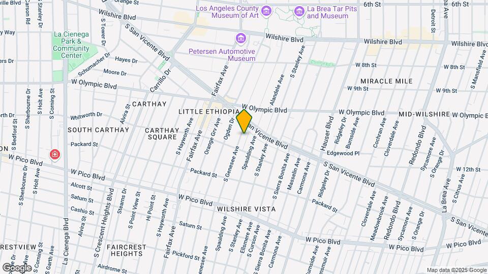 1064 S Genesee Ave Map and Location Details