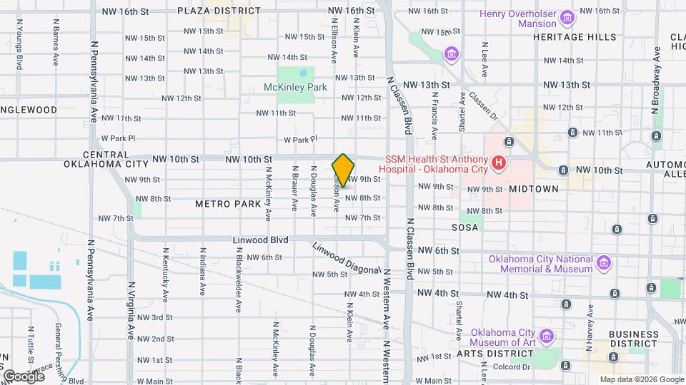 1215 NW 8th St Map and Location Details