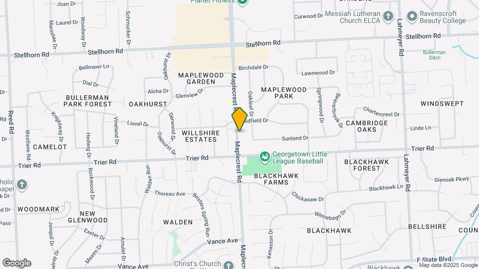 3914 Maplecrest Rd Map and Location Details