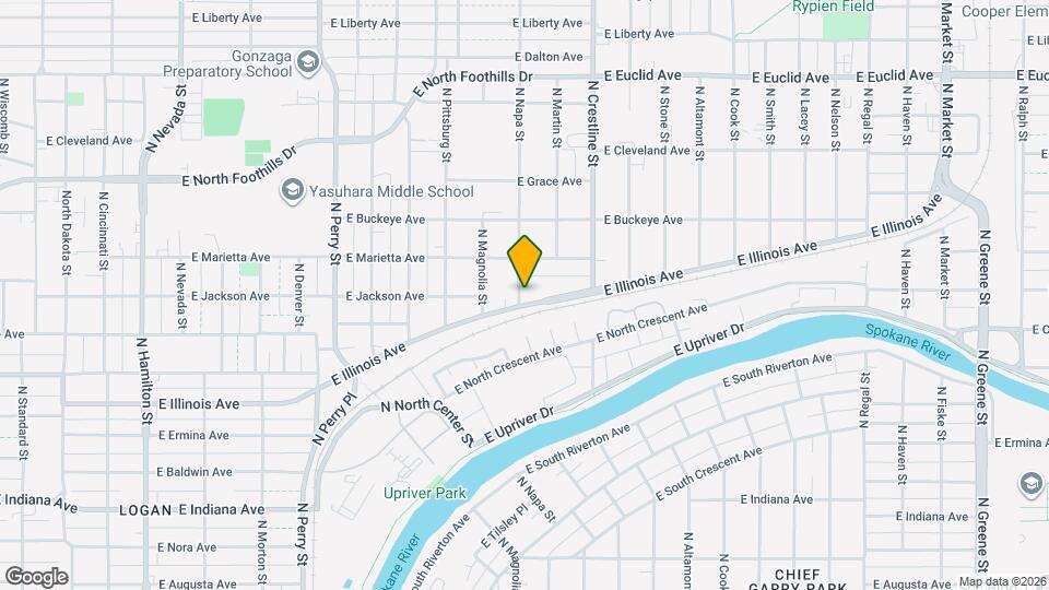 1903 E Illinois Ave Map and Location Details