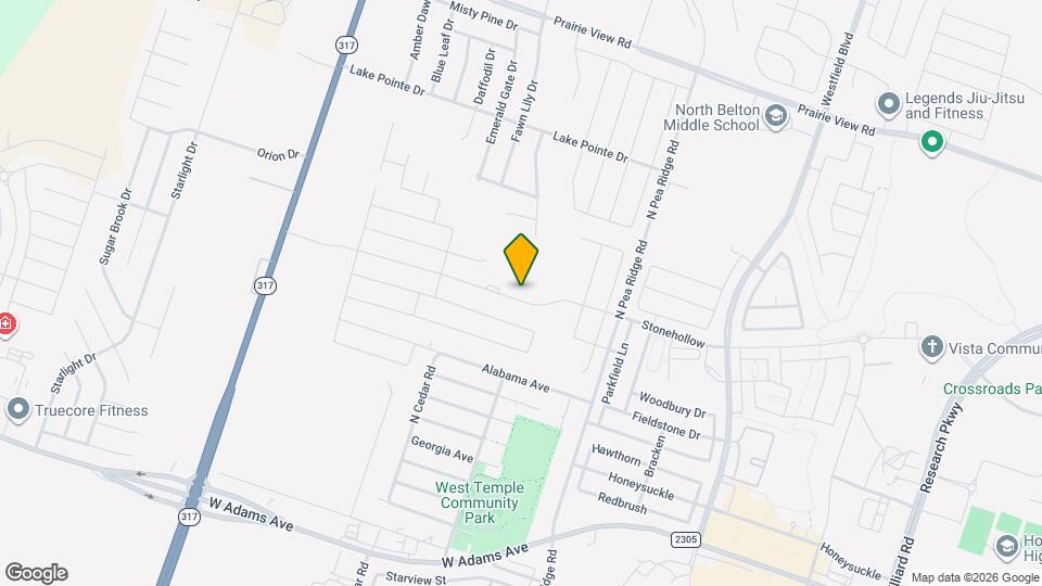 8506 Stonehollow Map and Location Details