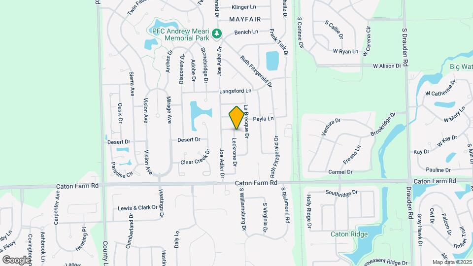 2512 Leckrone Dr Map and Location Details