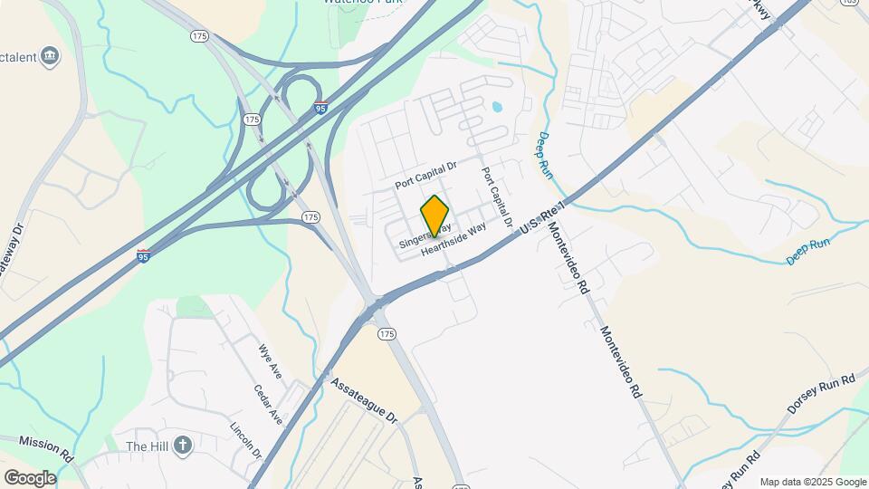 7549 Hearthside Way Map and Location Details