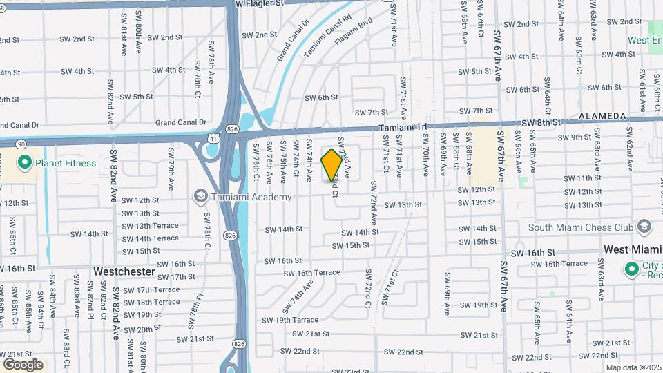 7330 SW 11th St Map and Location Details