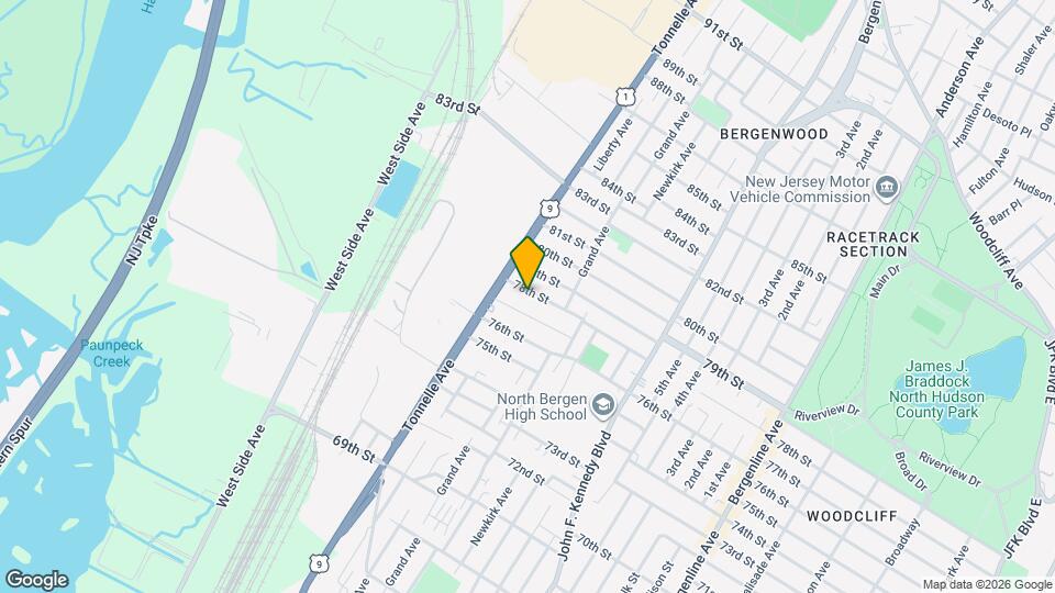 1615 78th St, Unit Fl 2 Map and Location Details