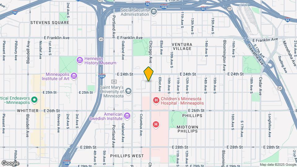 2424 Chicago Ave Map and Location Details