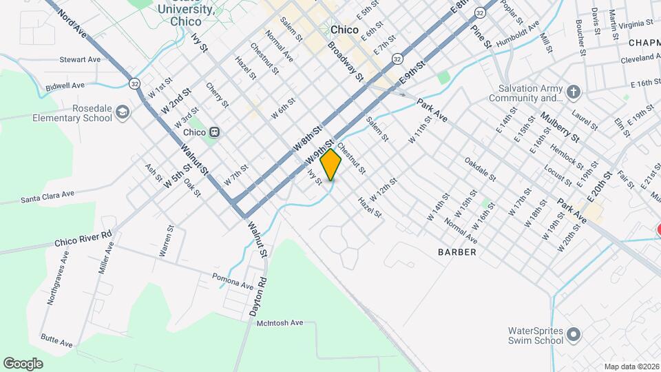 1025 Ivy St Map and Location Details