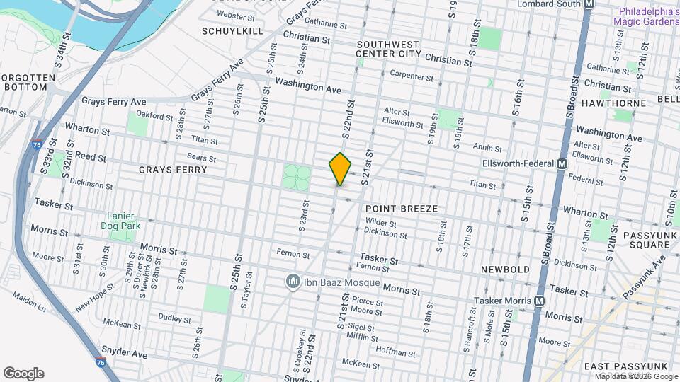 1329 S 22nd St Map and Location Details