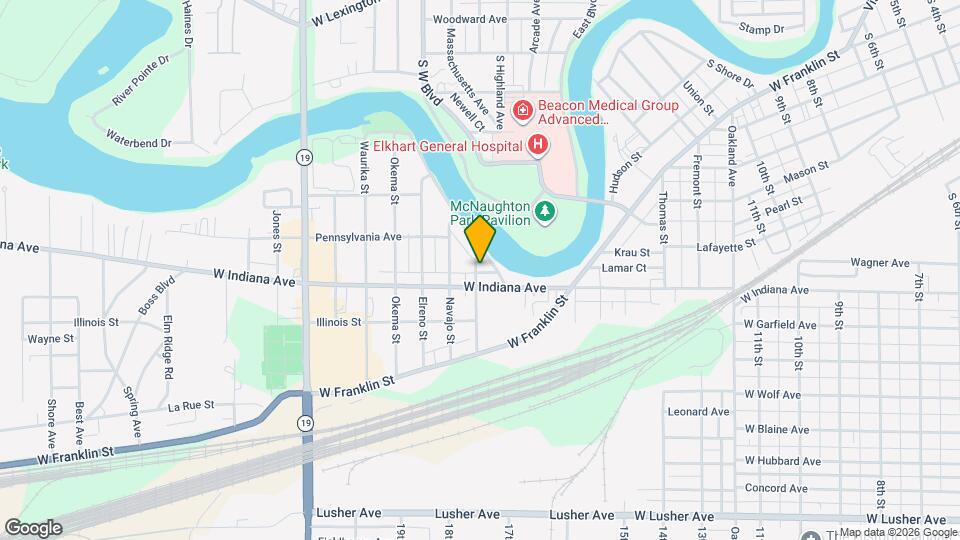 1418 Avalon St Map and Location Details