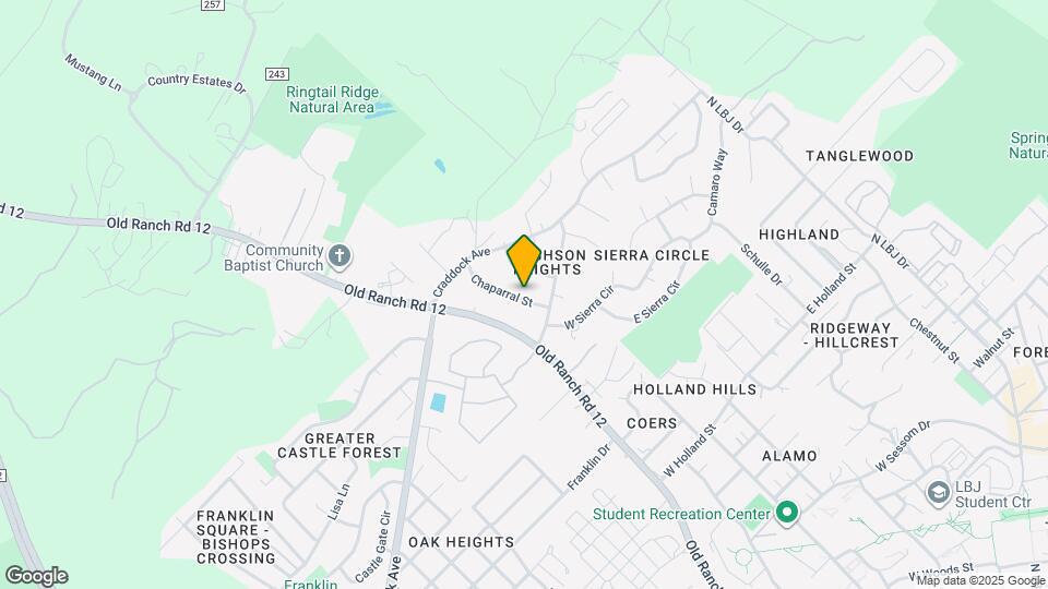 114 Chaparral St Map and Location Details