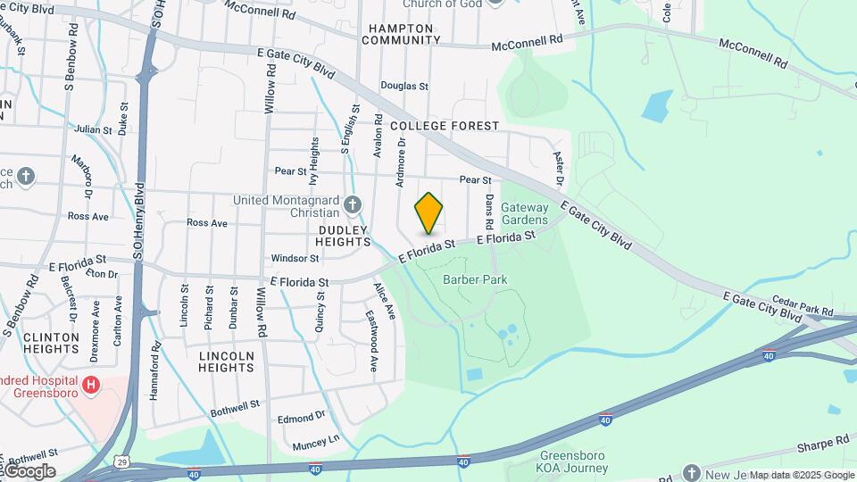 2405 E Florida St, Unit C Map and Location Details