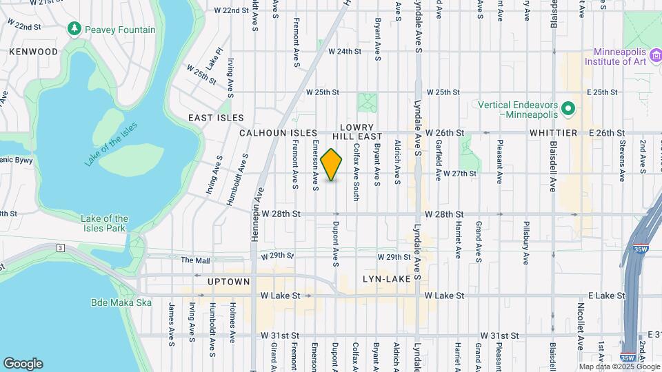 2718 DuPont Ave S Map and Location Details