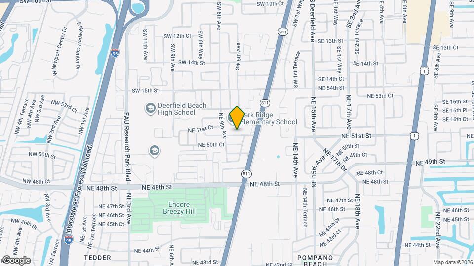 941 NE 51st St Map and Location Details