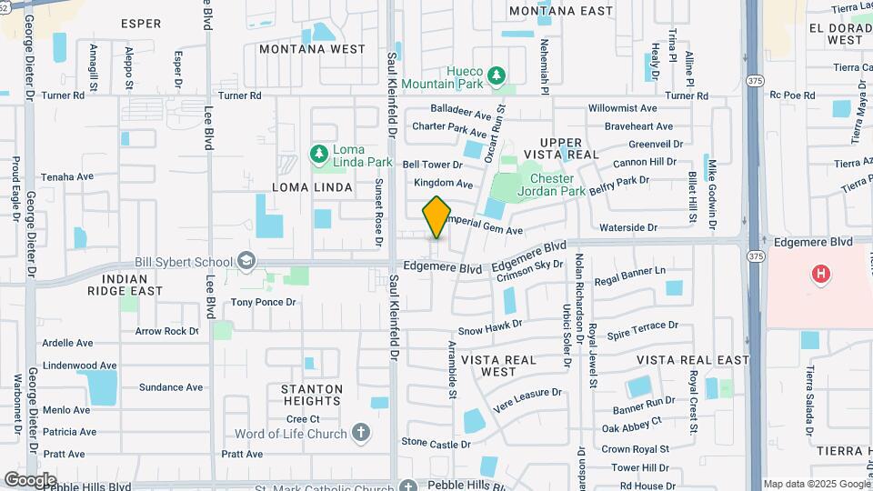 3408 Blue Earth Ln Map and Location Details