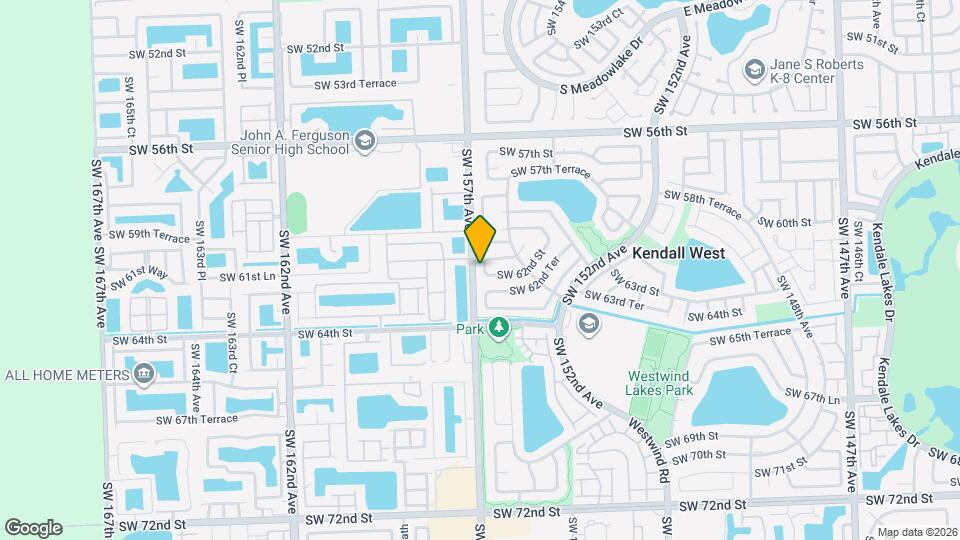 6140 SW 156th Ct Map and Location Details