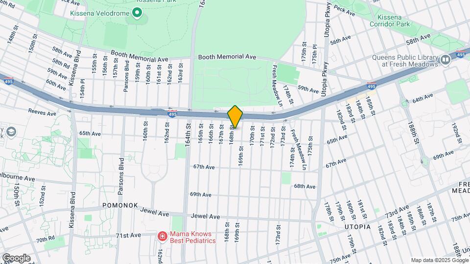 61-35 168th St Map and Location Details