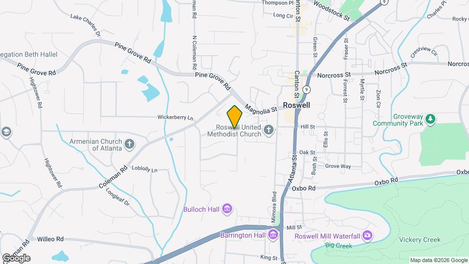 385 Roswell Farms Rd Map and Location Details