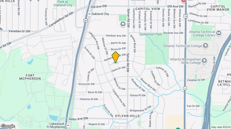 984 Woodbourne Dr SW Map and Location Details