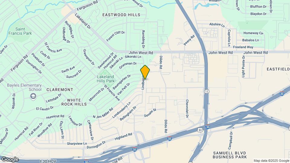 3002 Lindbergh Dr Map and Location Details