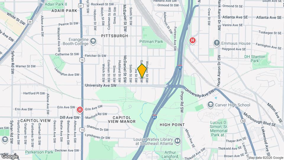 1178 Garibaldi St SW Map and Location Details