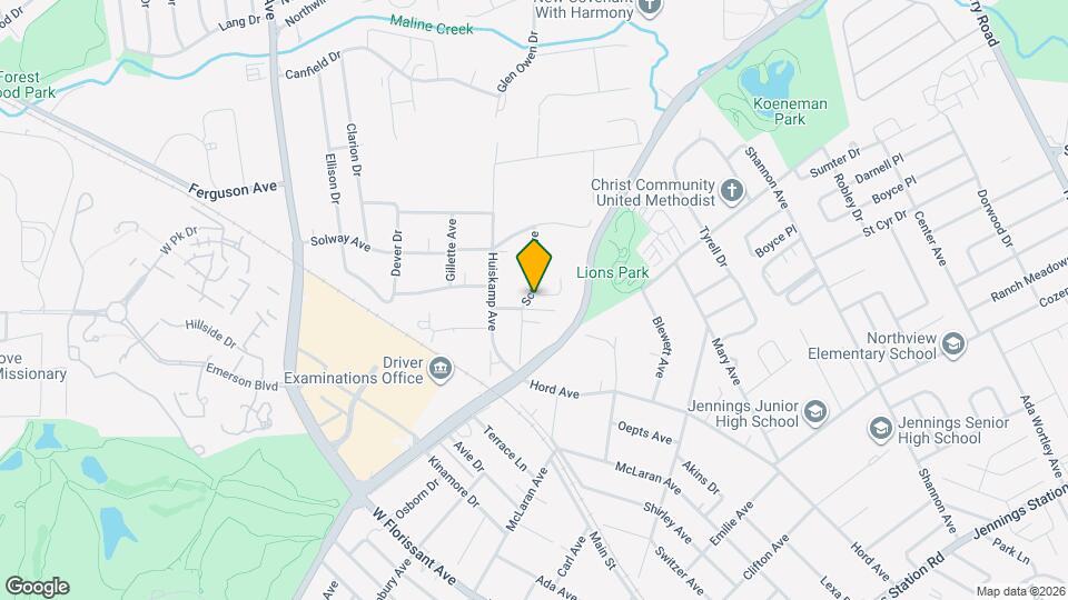 8908 Scottdale Ave Map and Location Details