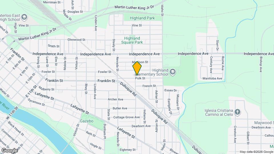 201 Polk St Map and Location Details
